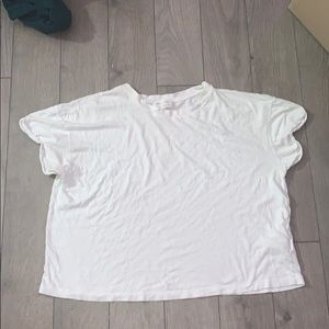 white zara shirt